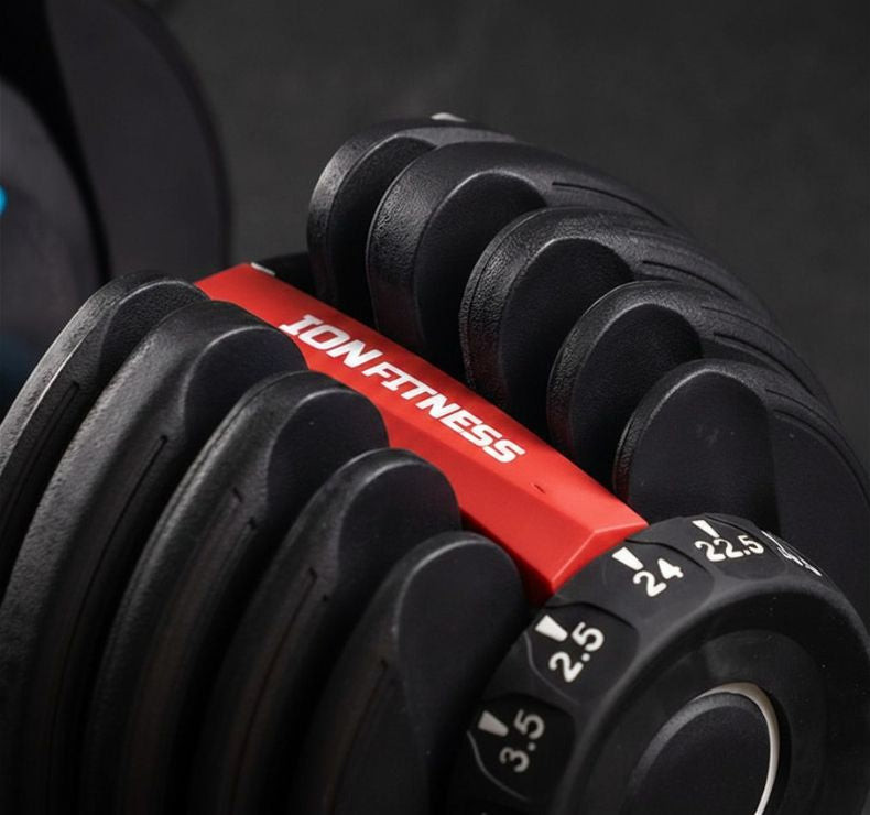 Mancuernas Ajustables ION fitness 2.5kg a 24kg (par)