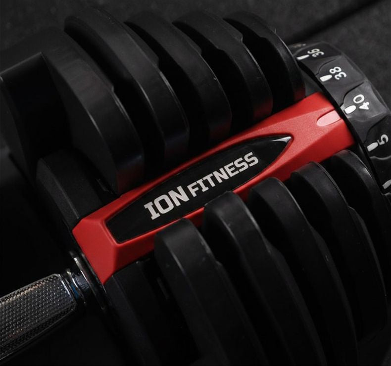 Mancuerna Ajustable ION fitness 5 kg a 40 kg (unidad)