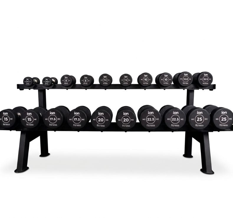 Supporto su 2 Livelli per 20 Manubri ION fitness