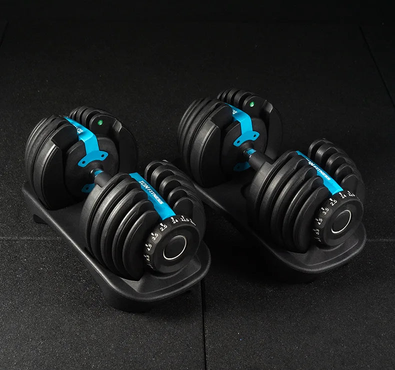 ION fitness Adjustable Dumbbells 2.5–24 Kg (pair)