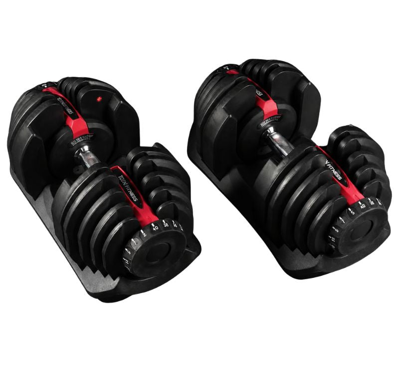 Mancuernas Ajustables ION fitness 5 kg a 40 kg (par)