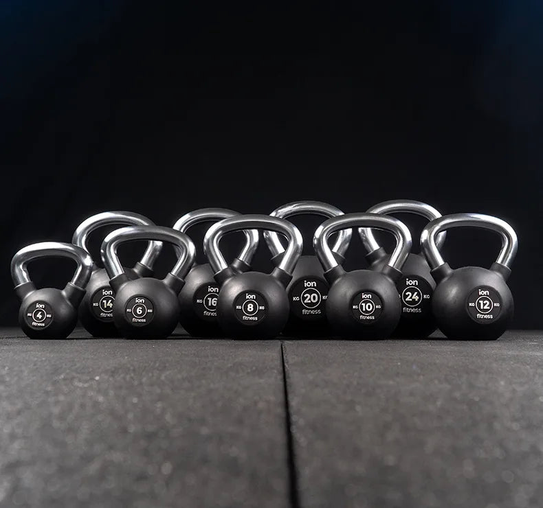 Set de 9 Kettlebells 4–24 Kg ION fitness