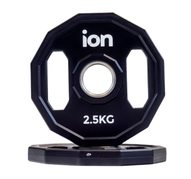 Disco Olímpico Doble Agarre Uretano ION fitness
