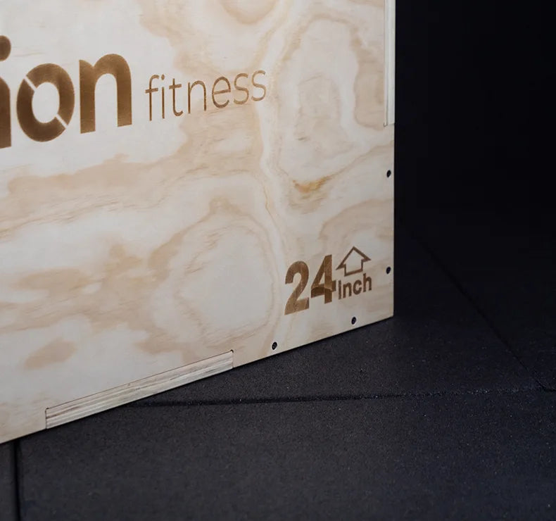 Cajón Pliométrico de Madera ION fitness de 50 x 60 x 76 cm